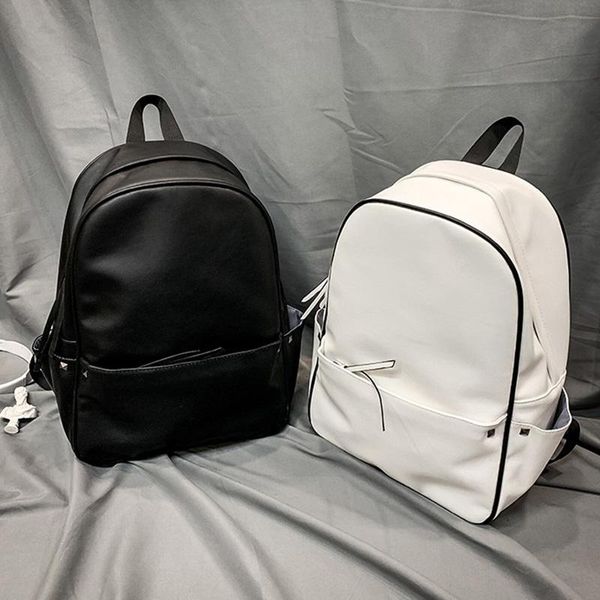 

school bags cute backpack fashion casual women solid color high capacity large bag teenager girls shoulder