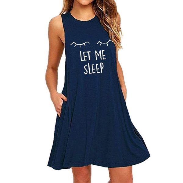 

womens letter nightgowns and sleepshirts sleepwear cute sleep shirt printed night dress sleeveless nightwear women's, Black;red