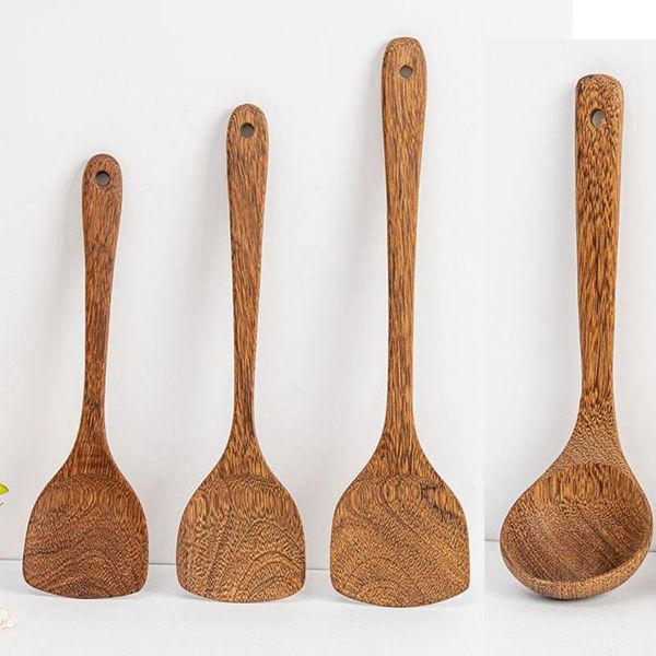 

spoons kit special 11 styles teak spoon colander cooking nano soup skimmer natural wood tableware