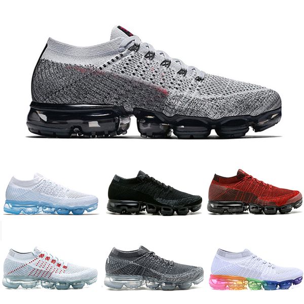 

knit mesh 1.0 mens running shoes asphalt triple black platinum red oreo midnight navy explorer dark bred blue orbit men women trainers sport