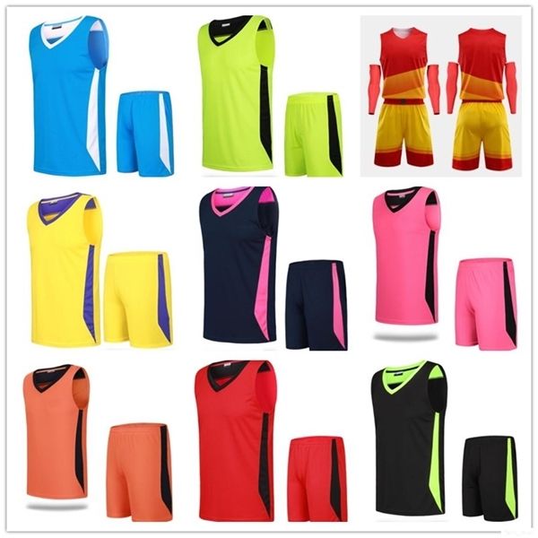

customize any name any number man women girl youth kids boys basketball jerseys sport shirts as the pictures you offer zz0342, Black;red