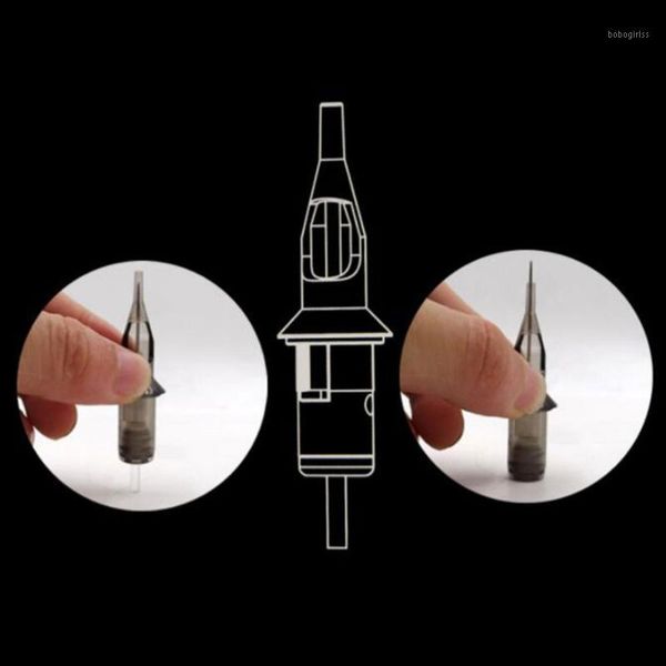 

20pcs professional needles disposable semi-transparent for artist (1rl)1