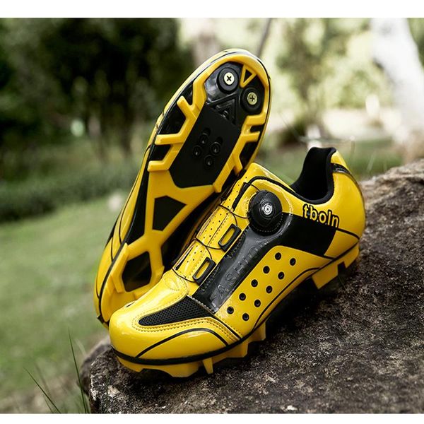

mtb cycling shoes professional men women outdoor self-locking mountain bicycle racing sneakers bike footwear, Black