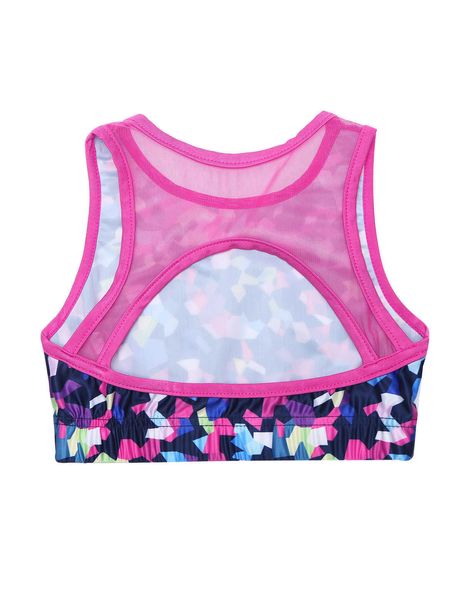 Verão da criança crianças meninas ginástica dancewear outfits impressão digital sem mangas fatos de treino malha tanques colheita superior calças esportes conjunto