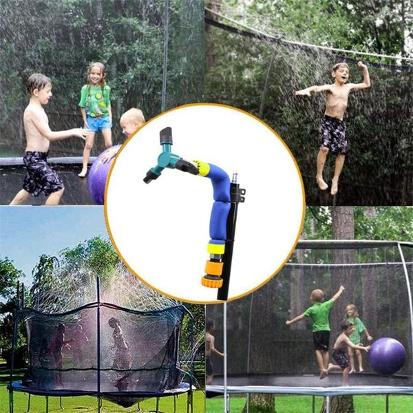 

pool & accessories trampoline water sprinkler outdoor garden sprayer funny waterpark play for kids children boys girls cooling summer yard t
