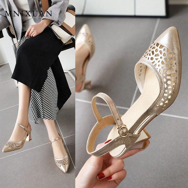 

classics women sandals fashion heels shoes 2021 gladiator gold party plus size 42 43, Black