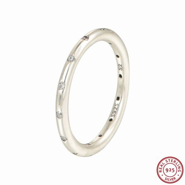 

cluster rings luxurious 925 sterling silver simple classic droplets stackable for women jewelry with sparkling inlaid clear cz rip147, Golden;silver