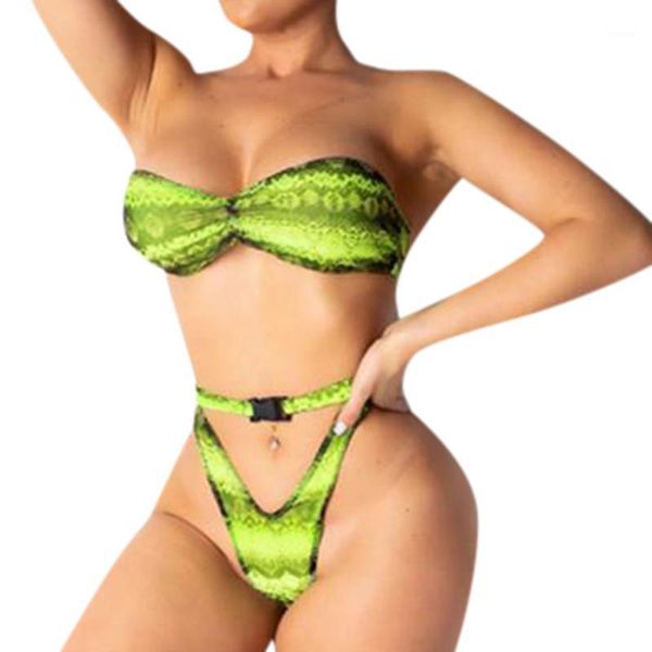 

women's swimwear summer 2021 floral swimsuit women bikini set casual beach wear lady bathing suit printed split xyt04f, White;black