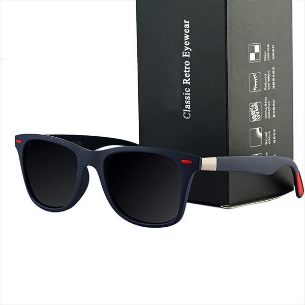 

Asuop Square Polarized Mens Sunglasses Uv400 Fashion Ladies Glasses Classic Brand Designer Sports Driving, White;black