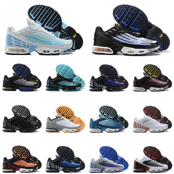 

tn plus 3 men women running shoes laser blue hyper purple parachute outdoor sports mens trainer