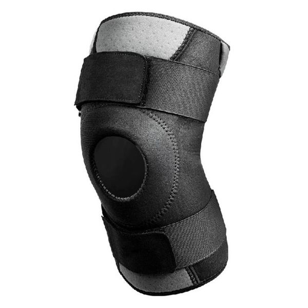 

elbow & knee pads workout non slip soft arthritis pain universal outdoor sports portable adjustable breathable recovery support brace, Black;gray