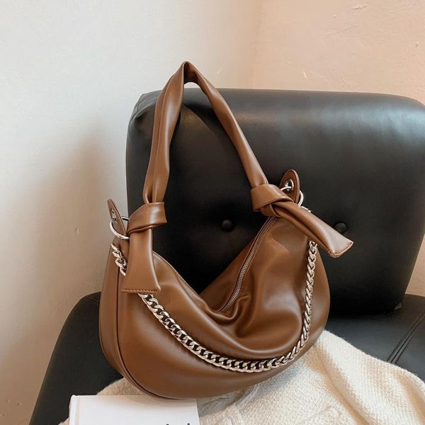

evening bags shoulder for women 2021 fashion leather women's handbag chain messenger bag sac epaule