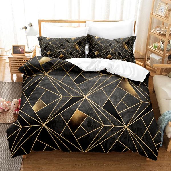 

bedding sets set geometric flowers fashion soft bedspreads comforter duvet cover quilt and pillowcase bed linen bedroom bedclothes