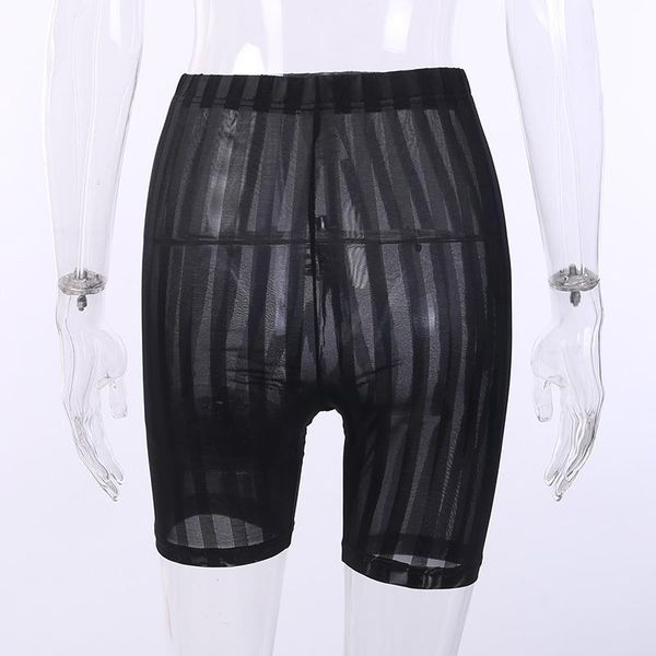 

women's shorts women clubwear summer elastic slim fit beach transparent high waist tight see through, White;black