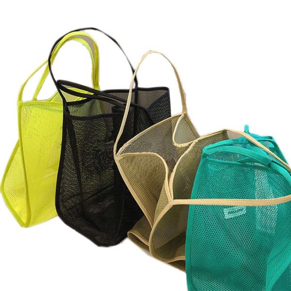 

outdoor bags women's 2021 ins wind transparent mesh single shoulderbag fashionable lightweight all-match shopping bag beach net