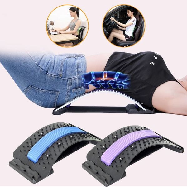 

stretcher lumbar back pain relief device fitness support relaxation spine equipment 316 b3