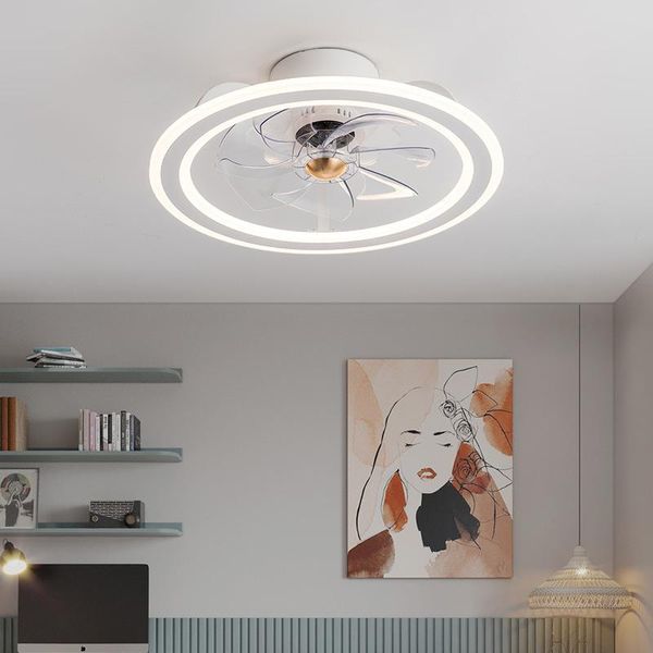 Tavan hayranları modern Avrupa moda çiçek Led Fan Lambası 220V110V voltaj saf bakır motor oturma odasında ve yatak odasında kullanılır