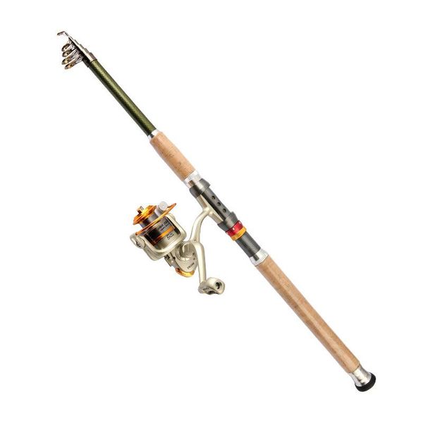 

rod reel combo fishing and combos carbon fiber with sea saltwater freshwater kit long s 3.6m