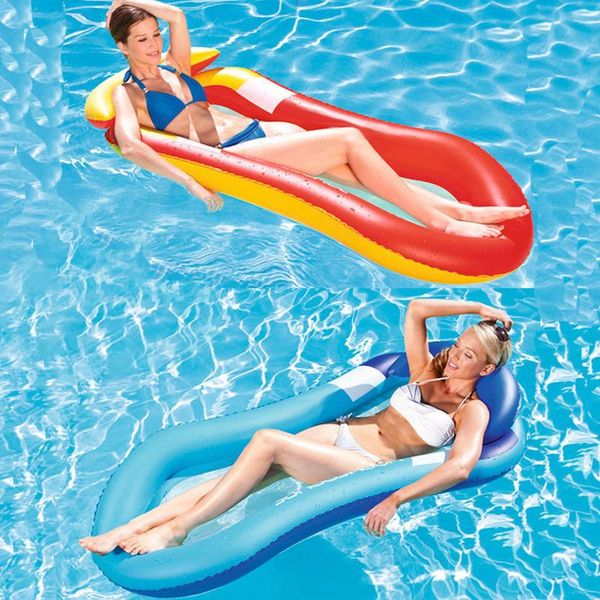 

inflatable water hammock floating bed lounge chair drifter swimming pool beach accessories do2 floats & tubes