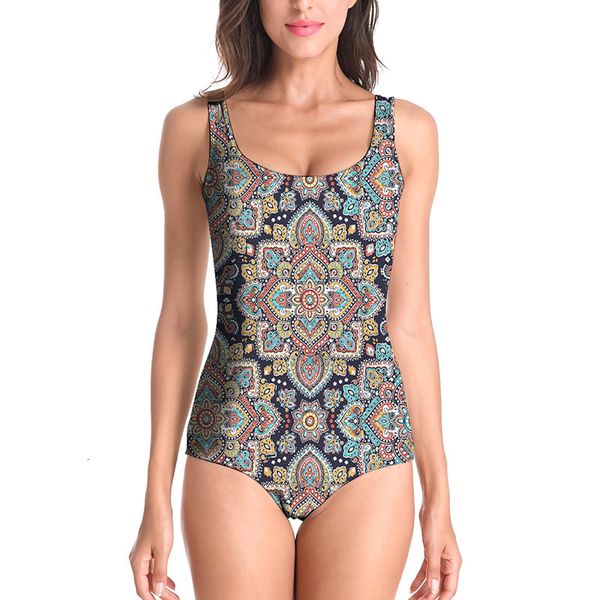 

triangle print bikini split women's swimsuit, White;black