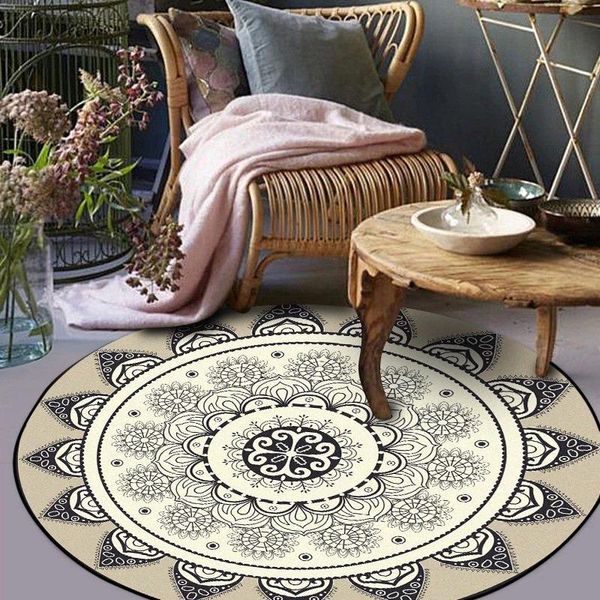 

carpets ethnic style mandala carpet living room decoration bedroom bathroom doormat salon decor