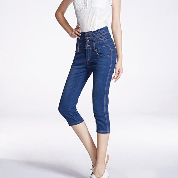 

yoga outfits spring and autumn high waist jeans women pants elastic slimming skinny, White;red