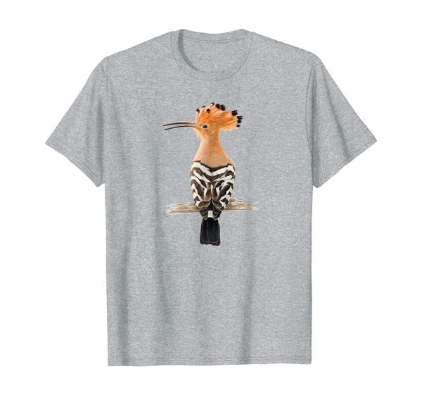 

hoopoe bird t-shirt, White;black