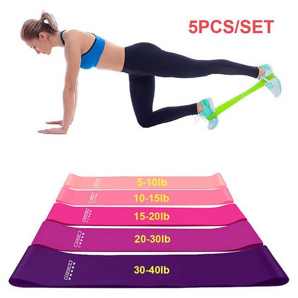 

elastic fitness rubber bands for sports resistance set bodybuilding band expander training exercises