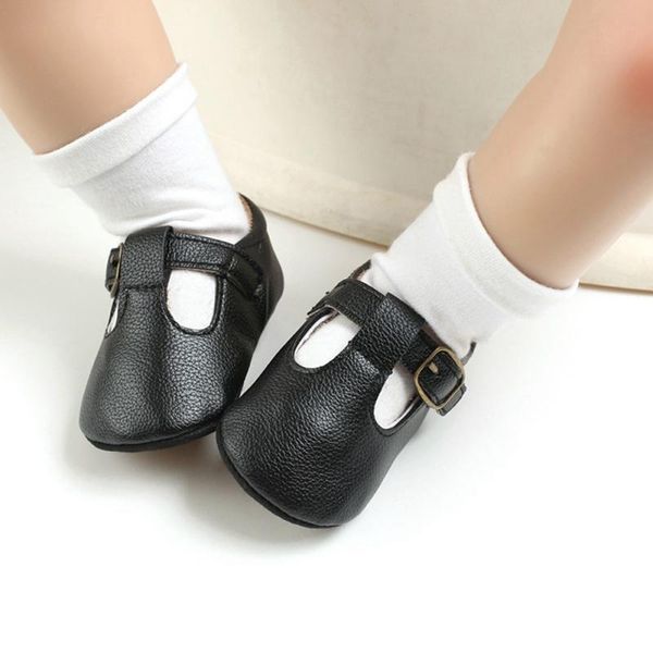 

0-18m toddler baby girls shoes pu leather soft sole crib spring autumn first walkers