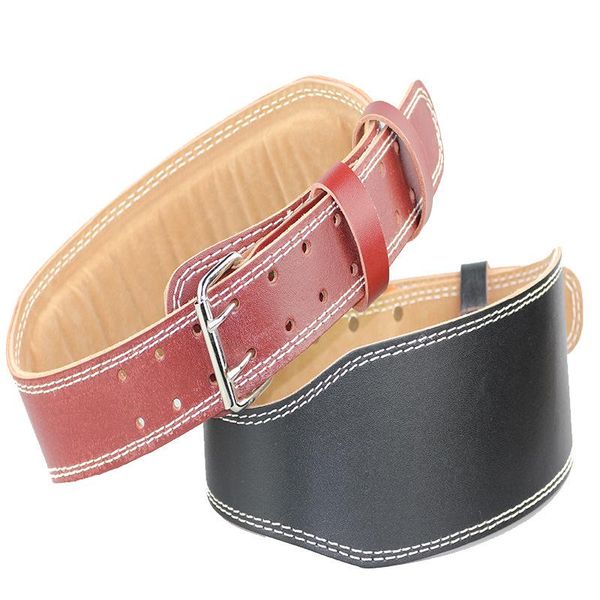 

fitness and bodybuilding weightlifting belt men women sports squat hard pull press protective gear waist support, Black;gray
