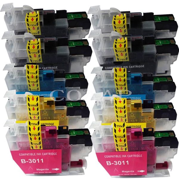 

compatible ink for brother lc 3011 cartridge suit mfc-j491dw mfc-j497dw mfc-j690dw mfc-j895dw printer lc3011 cartridges