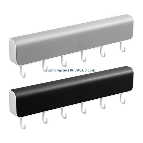 

hangers & racks p82c practical storage rack with hooks store towels bags built in compartment can coin keys sundries save space