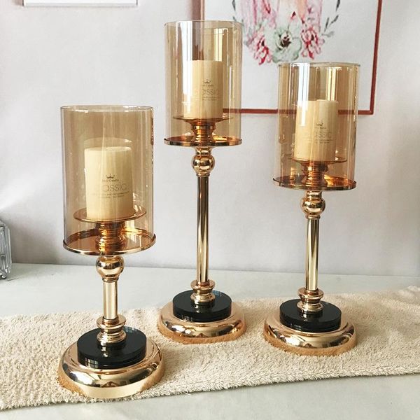 

candle holders nordic luxury holder romantic creative modern golden simple vintage decor kaarsenhouder home bn50ch