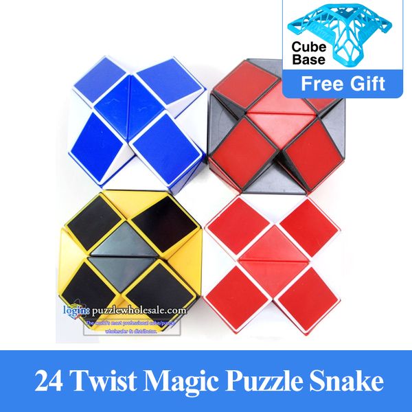 

Shengshou Magic Snake Ruler Magic Ruler Puzzle 24 Speed Antistress Cube Twist Snake Folding Educational Toy for child Magic Cube