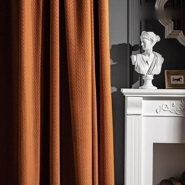 

modern high-end nordic light luxury texture blackout velvet curtains for living room bedroom home decoration curtain & drapes