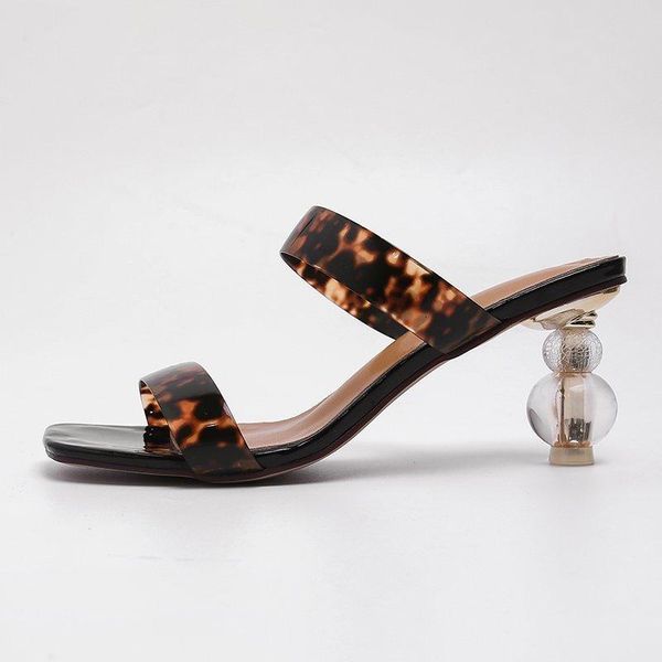 

transparent high heels women square toe sandals summer shoes woman clear pumps wedding jelly buty damskie slippers, Black