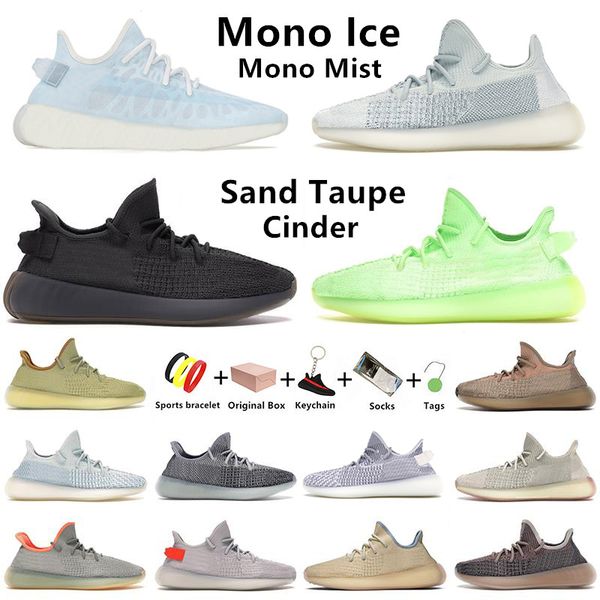 

kanye men women running shoes earth ash pearl carbon zebra marsh sand taupe bred blue tint cloud white lundmark jogging walking sneakers wit