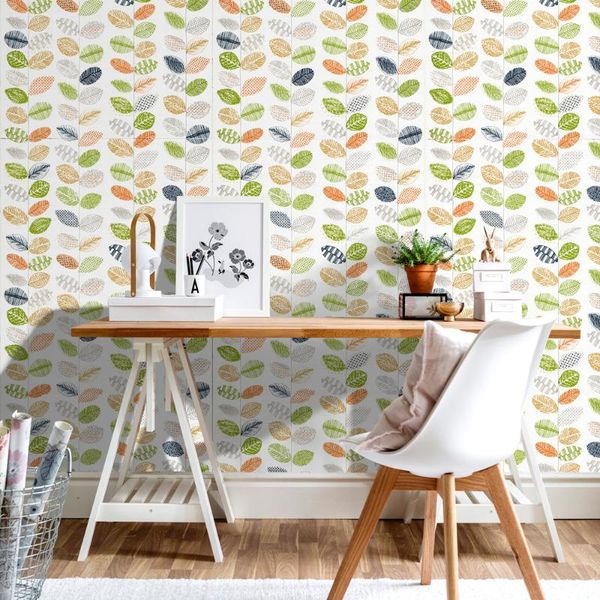 

wallpapers 1m/3m/6m self adhesive leaves wallpaper contact paper peel and stick removable for bedroom living room walls home decor