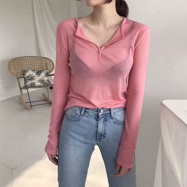 

arrival mode basic bouncy occasional sweet fine temperament elasticity comfortable t-shirt, White