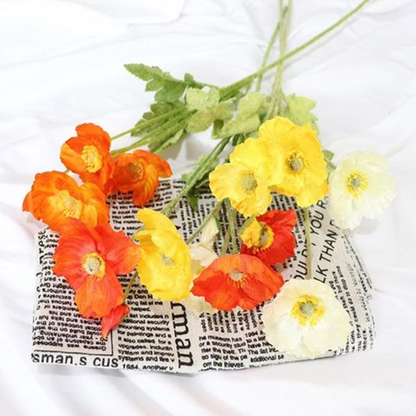 

decorative flowers & wreaths 34/60cm artificial bouquet fake for home wedding decor diy party decoration faux flower plants
