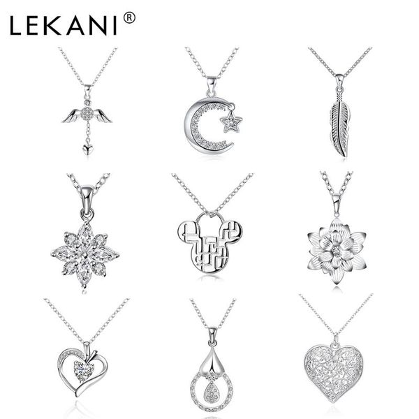 

pendant necklaces romantic heart for women silver color geometry necklace simple female trend fashion jewelry accessories gift