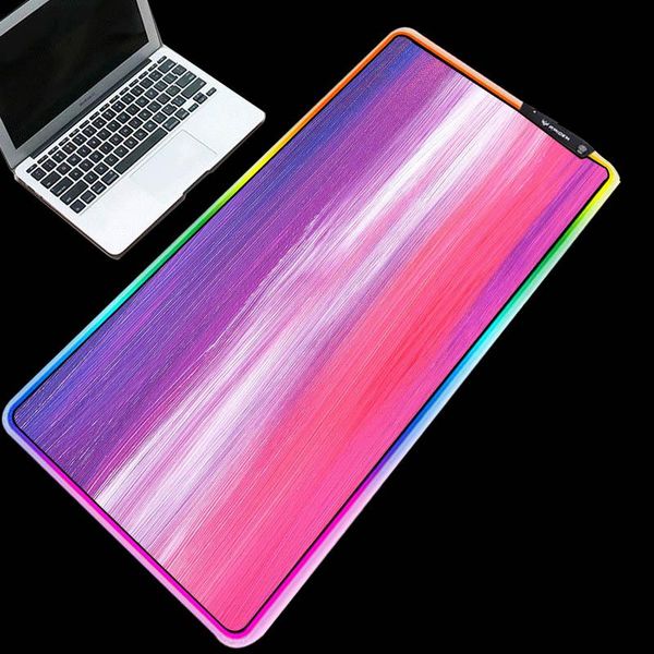 

mouse pads & wrist rests mairuige large size rgb painted series table mat usb interface lighting keyboard pad computer essentia