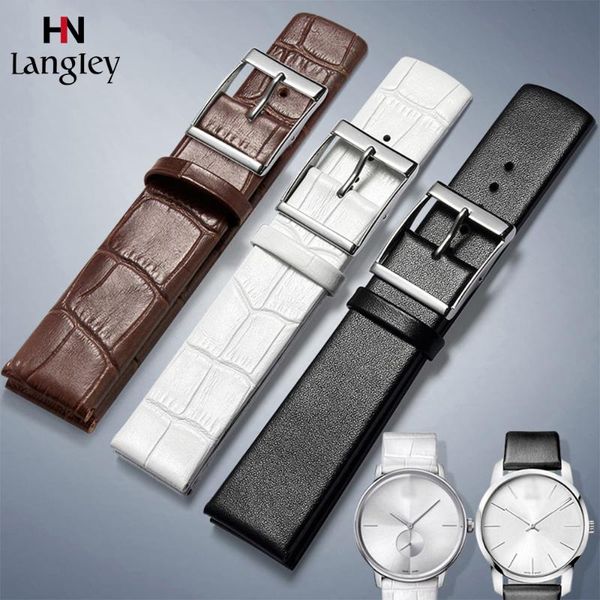 

watch bands waterproof watchband for wristwatch straps 14-22mm fashion bamboo knot sweatproof strap watches accessories, Black;brown