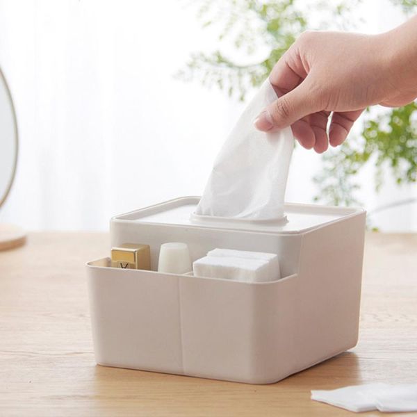 

tissue boxes & napkins 1 pc box sundries multifunction holder container organizer for living room