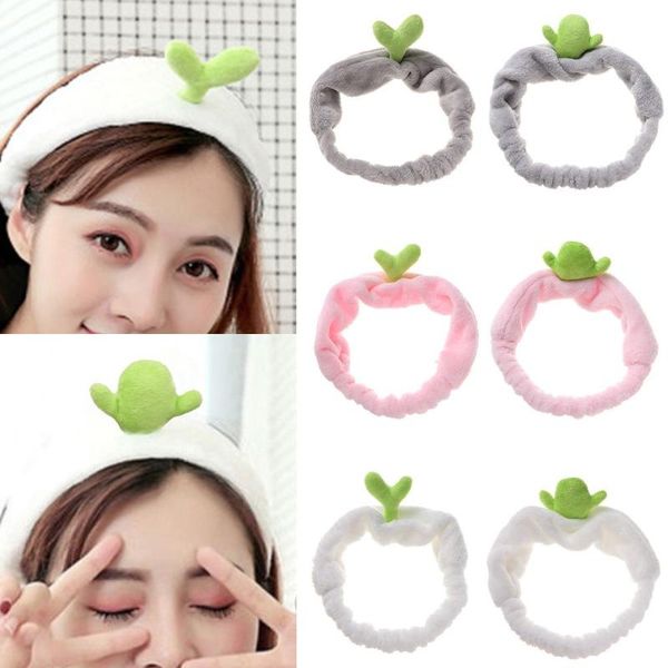 

hair accessories sport yoga cute bean sprouts bands headband cactus, Slivery;white