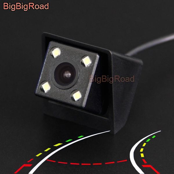 

car rear view cameras& parking sensors bigbigroad intelligent dynamic trajectory tracks ccd camera for ssangyong actyon korando night vision