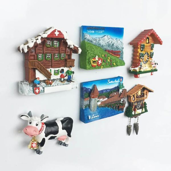 

fridge magnets europe switzerland lucerne magnet tourist souvenirs refrigerator magnetic stickers travel gifts