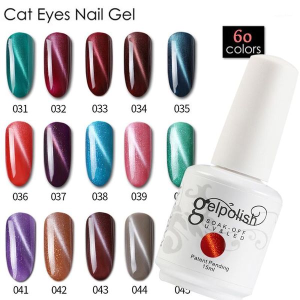 

3d red cat eyes uv gel magnet nail polish lucky jewelry series semi permanent led varnish art1, Red;pink
