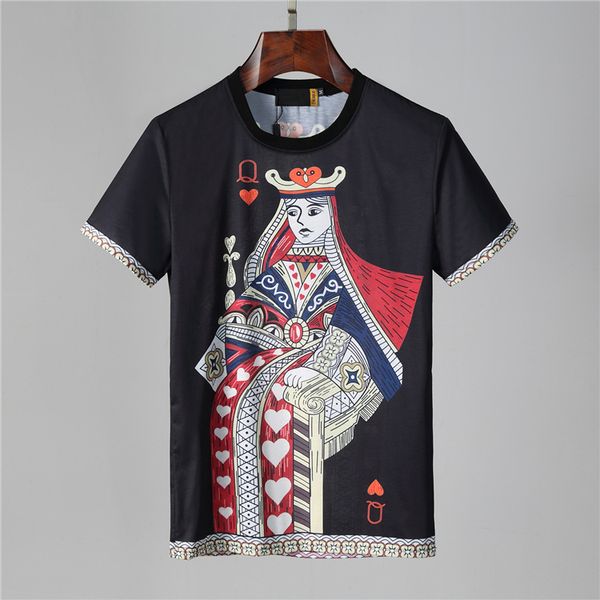 

2021 crown king designers mens t shirt #61004 europe off summer fashion tees luxury stylist classic royal streetwear white tshirts essential, White;black