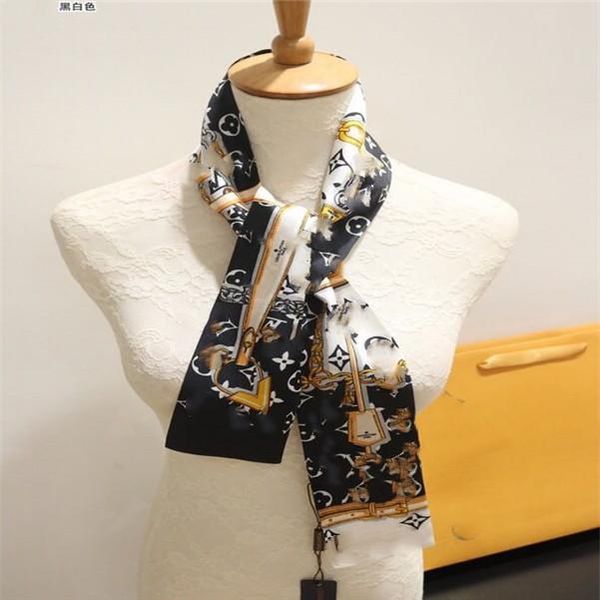 

2022 Designer Silk Scarves Fashion Headbands Classic Women High-end Velvet Scarves Go with Hair Band, Blue;gray